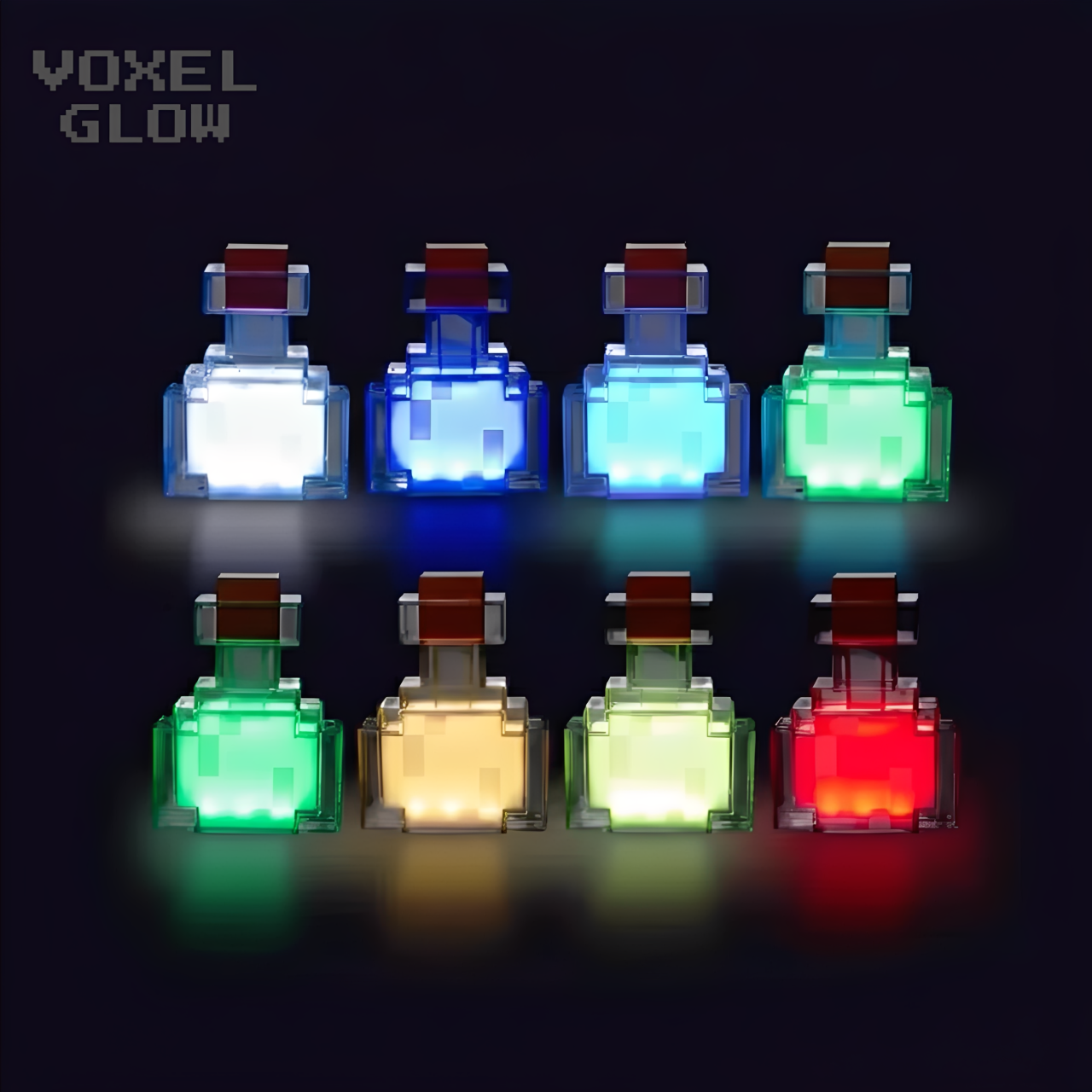 Voxel Potion Lamp