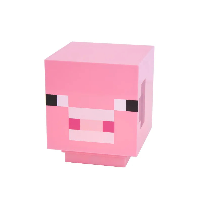 Voxel Pig Lamp